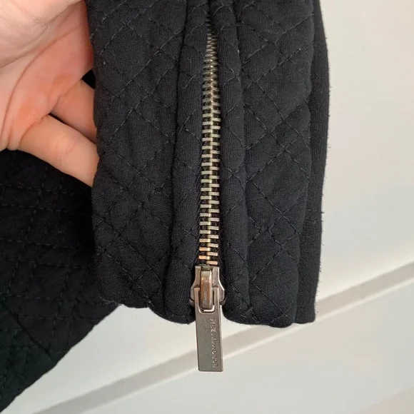 BCBG Max Azria Black Quilted Cropped Jacket - Picture 5 of 8